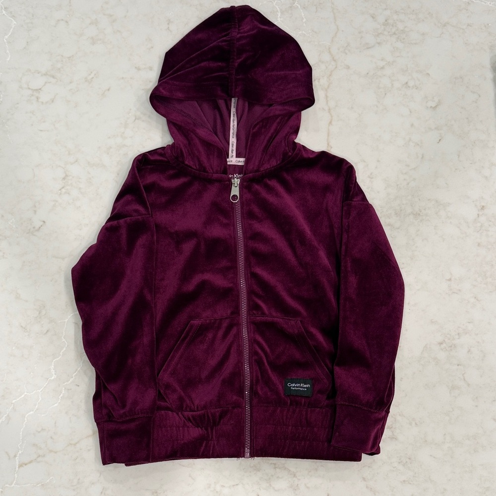 Calvin Klein Kids' Maroon Hoodie